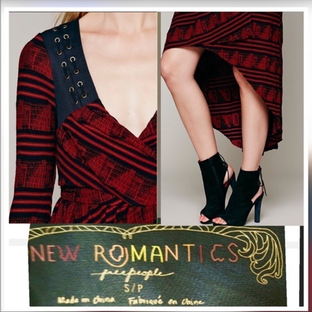 Free People New Romantics Lelani Wrap Dress XS Z157 - Picture 2 of 12